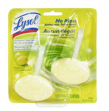 Lysol No Mess Automatic Toilet Bowl Cleaner, Citrus, 2 Count – Only $1.97!