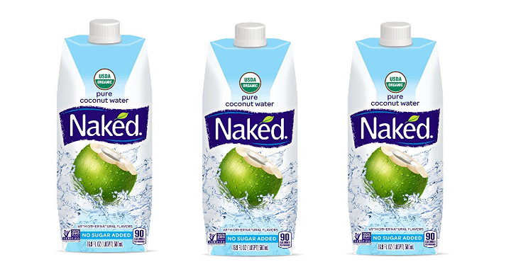 Naked Juice 100% Organic Pure Coconut Water (12 pack) Only $16.72 Shipped!