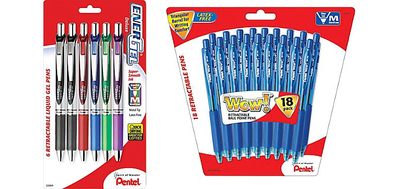 Pentel Retractable Pen Packs Only $5.00!