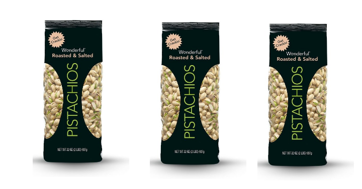Wonderful Pistachios, Roasted and Salted, 32-oz Bag Only $12.14 Shipped!