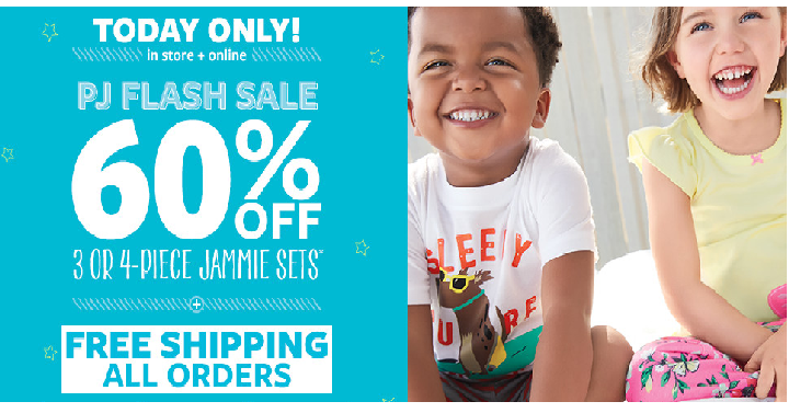 HOT! Carter’s: 60% off Pjs + FREE Shipping! Pajamas for Only $8.40 Shipped! (Today, March 20th Only) HOT! Carter’s: 60% off Pjs + FREE Shipping! Pajamas for Only $8.40 Shipped! (Today, March 20th Only)