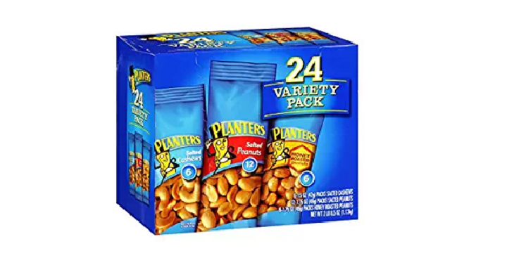 Planters Nut 24 Count-Variety Pack, 2 Lb 8.5 Ounce Only $7.80 Shipped!