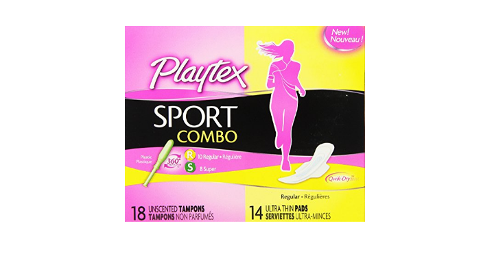 HOT!! Playtex Sport Combo Pack 32 Count Only $2.55 Shipped!
