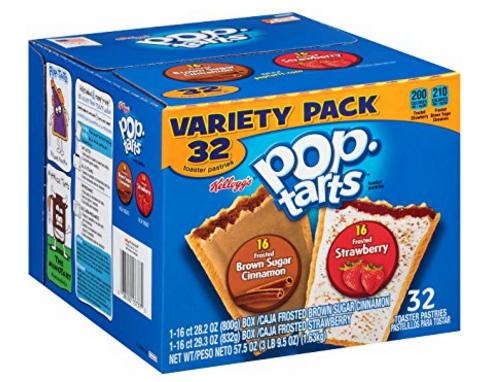 Pop-Tarts, Variety Frosted Strawberry and Frosted Brown Sugar Cinnamon, 32 Count – Only $6.33!