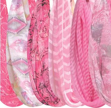 Pink Collection Infinity Scarves (Pack of 4) – Only $13.99!