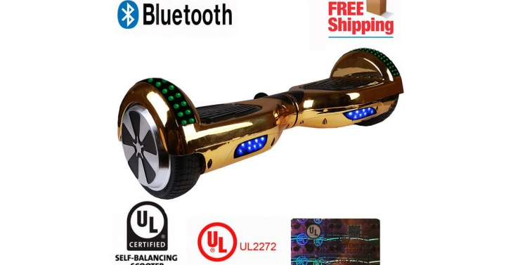 Certified Bluetooth TOP LED 6.5″ Hoverboard Only $269 Shipped! (Reg. $599)
