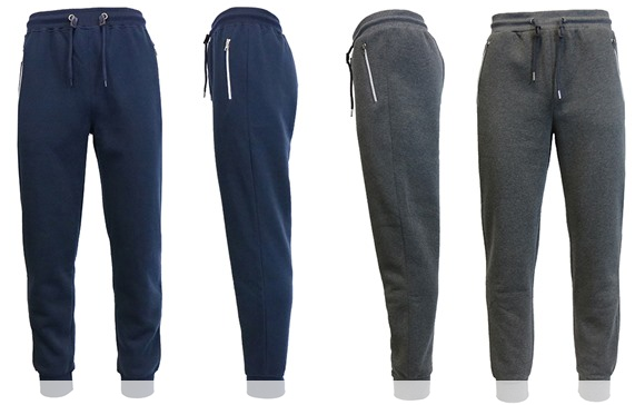 Men’s Fleece Jogger Pants – 2 Pack – Just $18.99!