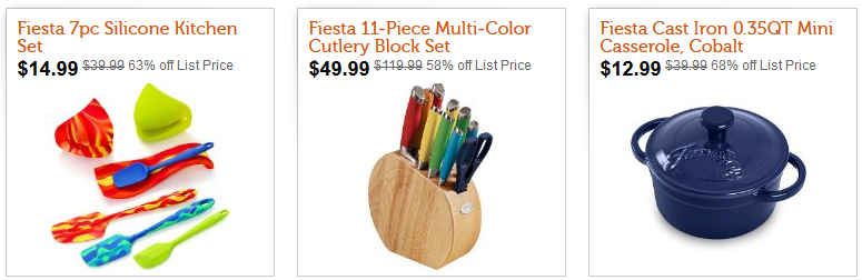 Fiesta In The Kitchen – Up to 68% Off! Knives, Mini Casseroles, More!