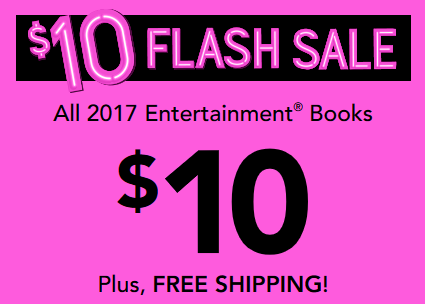 WOW! All Entertainment Books $10.00 + Free Shipping!