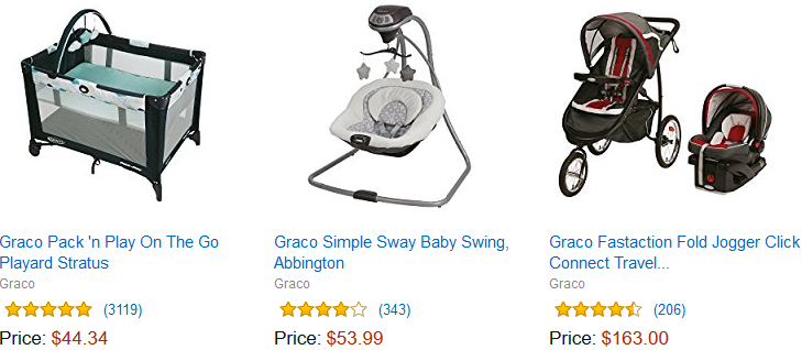 Up to 35% off select Graco car seats, strollers, and gear! Priced from $44.34!