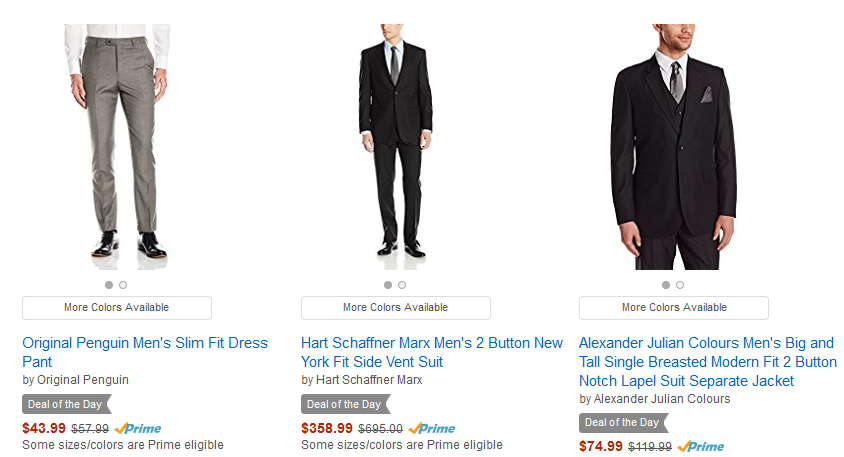 Up to 70% Off Men’s Suiting & More!