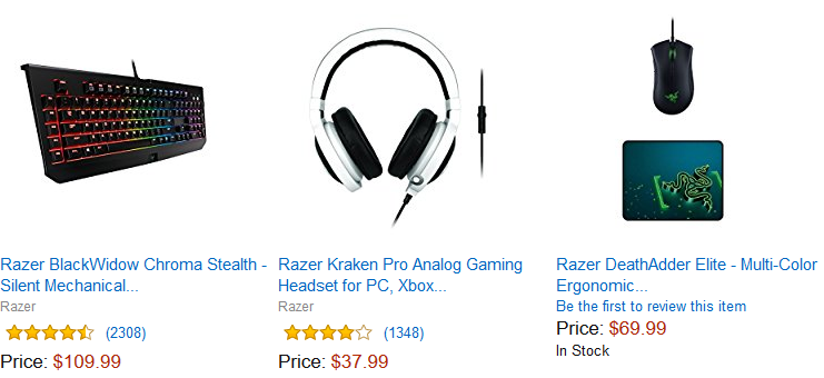 Up to 40% off select Razer PC gaming accessories! Priced from $34.99!