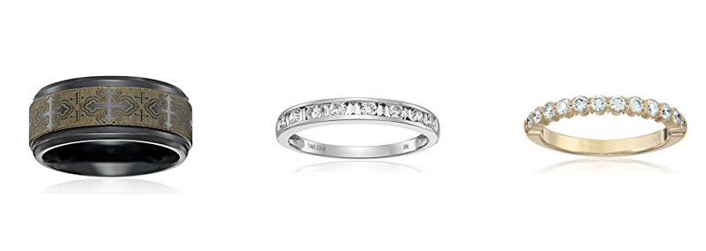 Up to 50% Off Wedding Bands and Diamond Rings! Priced from $21.92!