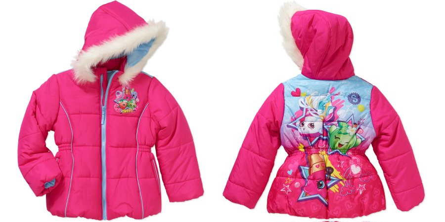 Shopkins Girls’ Puffer Coat Only $9.00!! Was $34.50!!