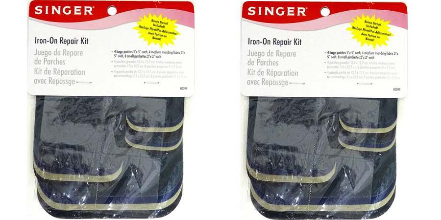 Singer Iron-On Fabric Repair Patches, 16-ct—$1.52!!