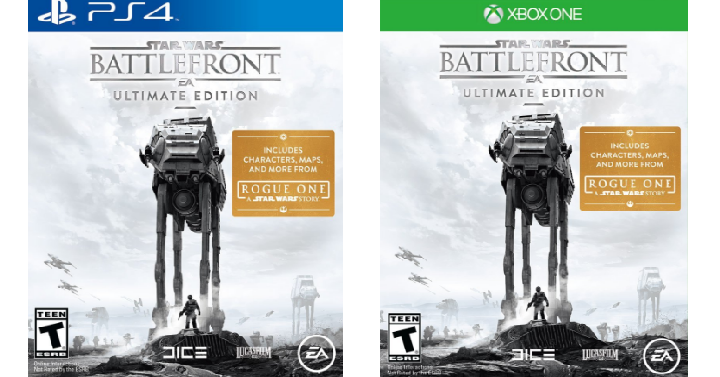 Star Wars Battlefront Ultimate Edition Only $19.99! (Reg. $39.99)