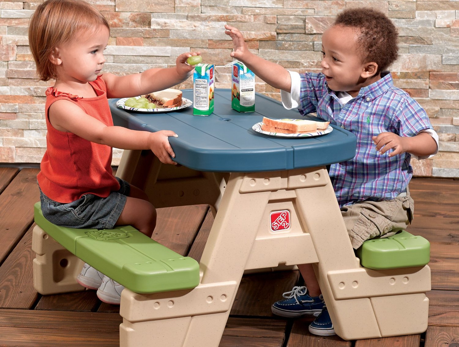Step2 Sit and Play Picnic Table with Umbrella—$39.99!