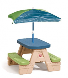 Step2 Sit and Play Picnic Table with Umbrella $39.99!