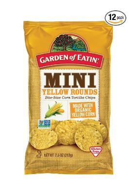 Garden of Eatin’ Mini Yellow Rounds Corn Tortilla Chips, 7.5 Ounce (Pack of 12) – Only $ 21.51!