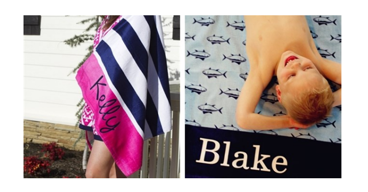 Personalized Beach Towels Only $18.99! (Reg. $30)
