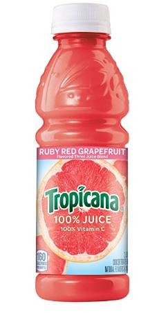 Tropicana Ruby Red Grapefruit Juice, 10 Ounce (Pack of 24) – Only $10.49!