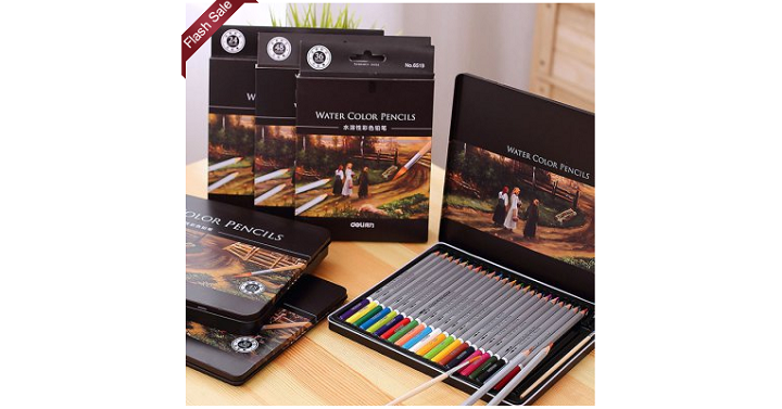 DELI Assorted Water Color Drawing Pencils (36 Set) Only $8.89 Shipped!