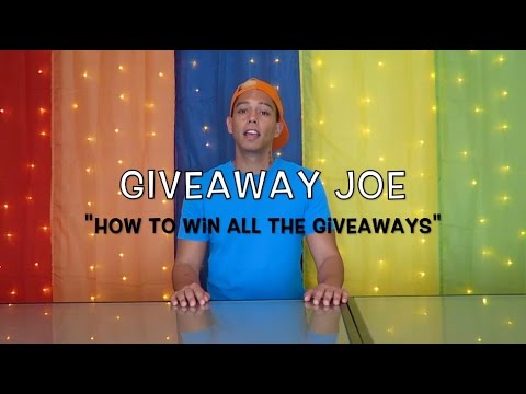 Have you checked out our giveaway site, Giveaway Joe yet? Let me explain a little bit more…