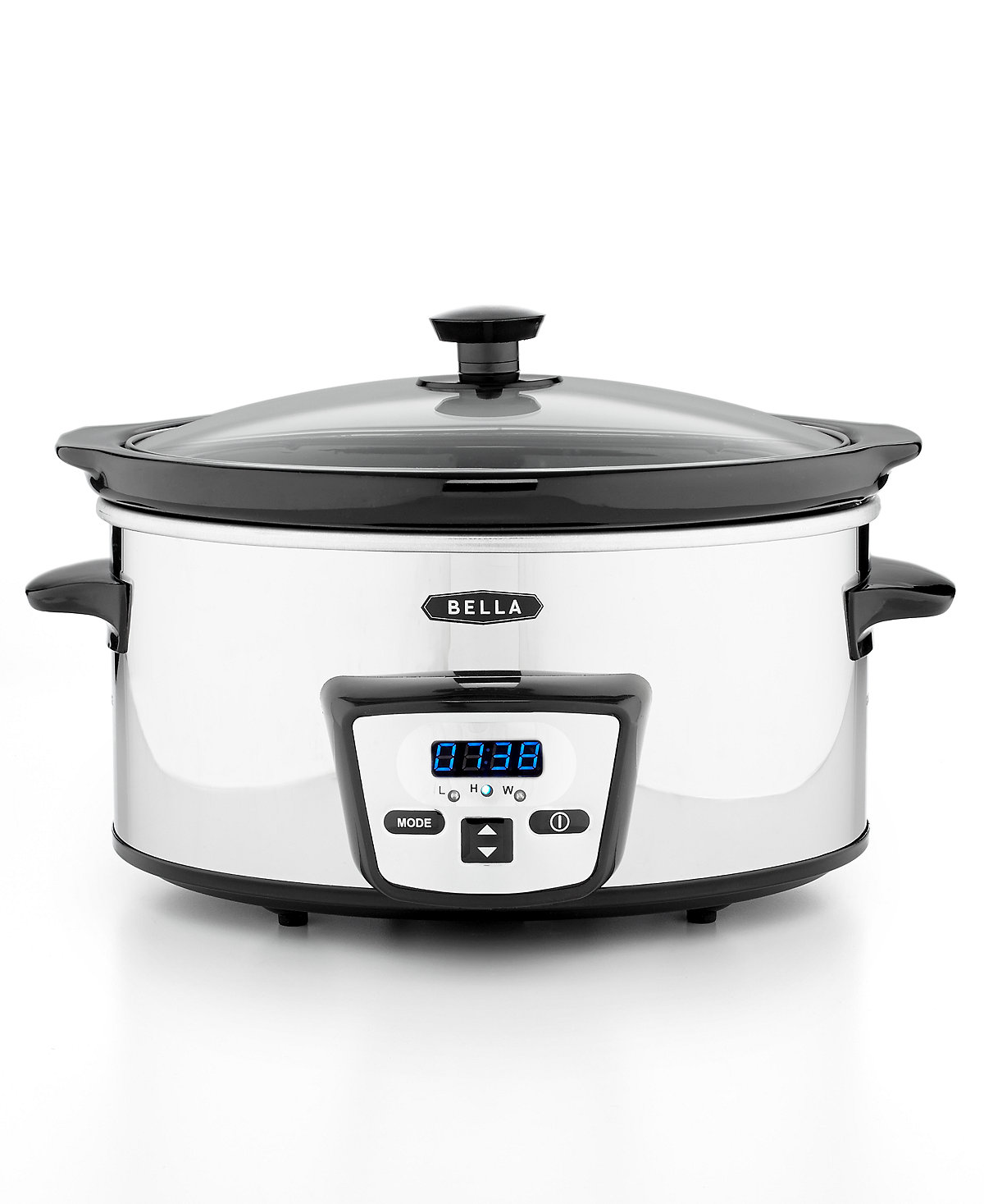Bella 5 Quart Programmable Polished Stainless Steel Slow Cooker Down to $19.99 + $10 Rebate!