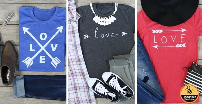 Arrow Love Tees – 3 Styles – From Jane – Just $13.99!