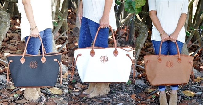 Monogrammed Tote Bags from Jane – Just $22.99!