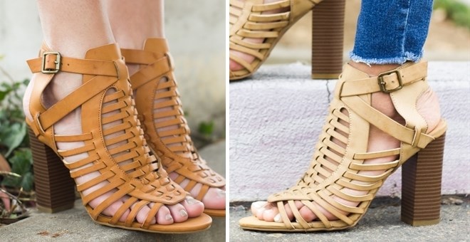 Caged Style Heel Booties – Just $25.99!