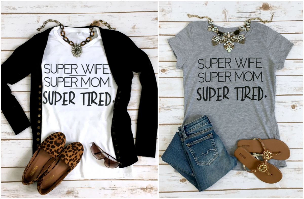Super Mom Tees Only $11.99!