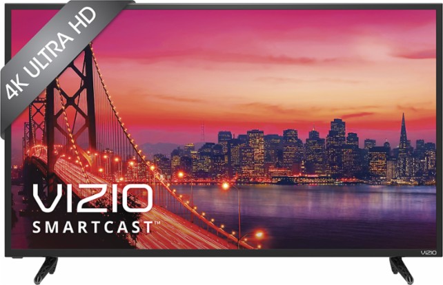 VIZIO 43″ LED 2160p with Chromecast Built-in – 4K Ultra HD Home Theater Display – Just $369.99!
