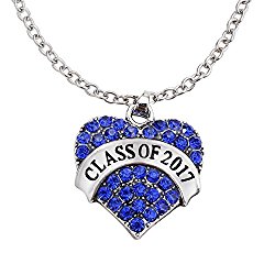 Class of 2017 Heart Charm Pendant Necklace – Just $12.99!