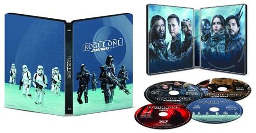 Rogue One: A Star Wars Story – SteelBook – Blu-ray/Blu-ray 3D/DVD/Digital – Just $24.99!