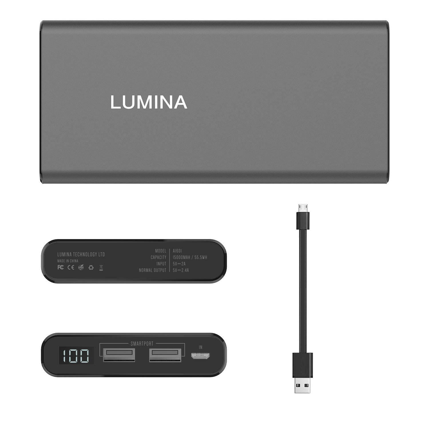 Lumina Ultra Compact Portable Charger – Just $27.19!