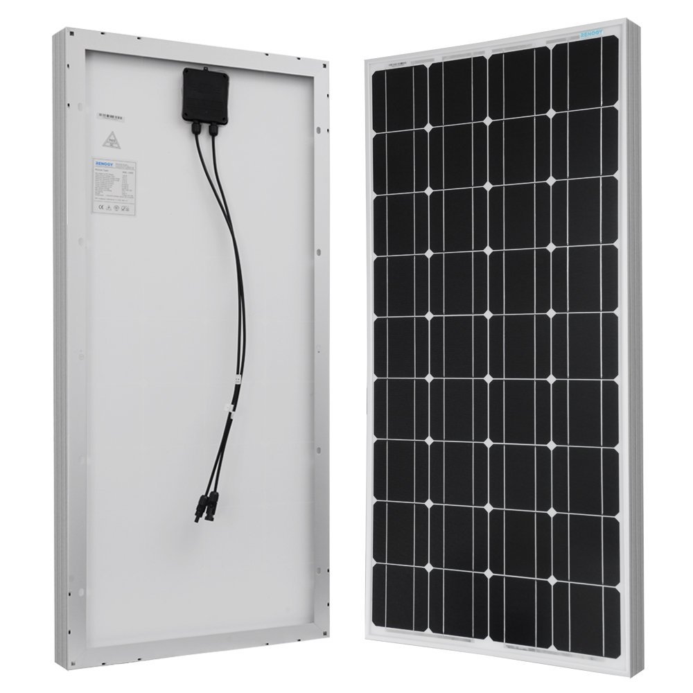 Renogy 100 Watts 12 Volts Monocrystalline Solar Panel – Just $109.99!