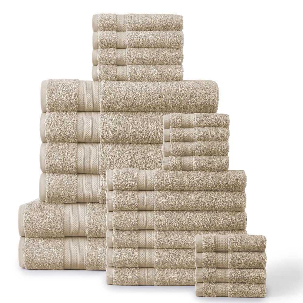 Save on 24-Piece 500 GSM Towel Sets – Just $49.99!