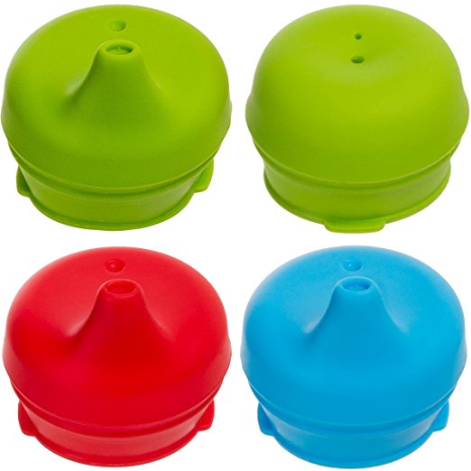 Silicone Sippy Cup Lids For Toddlers, 4 Pack – Just $7.99!