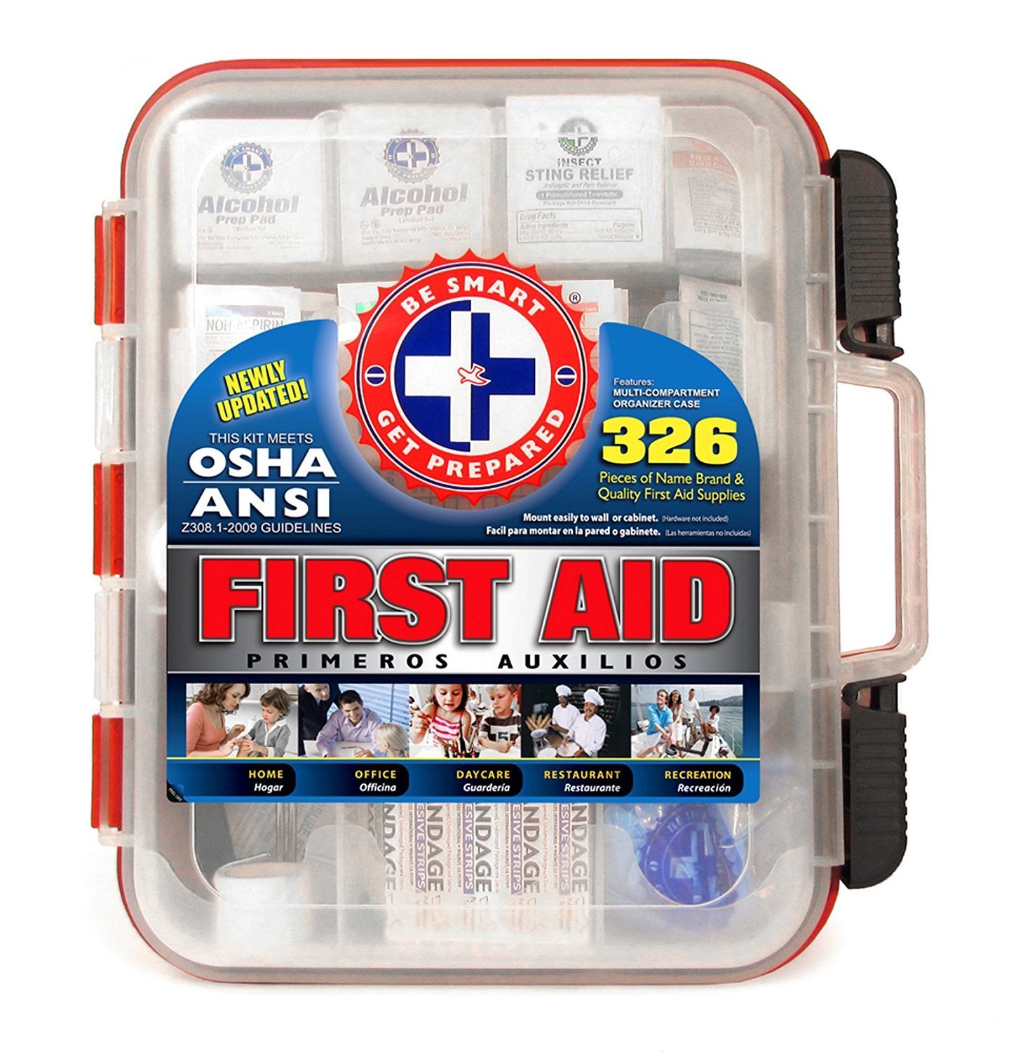 Save Big on a First Aid Kit in Hard Red Case – Contains 326 Pieces – Just $26.24!