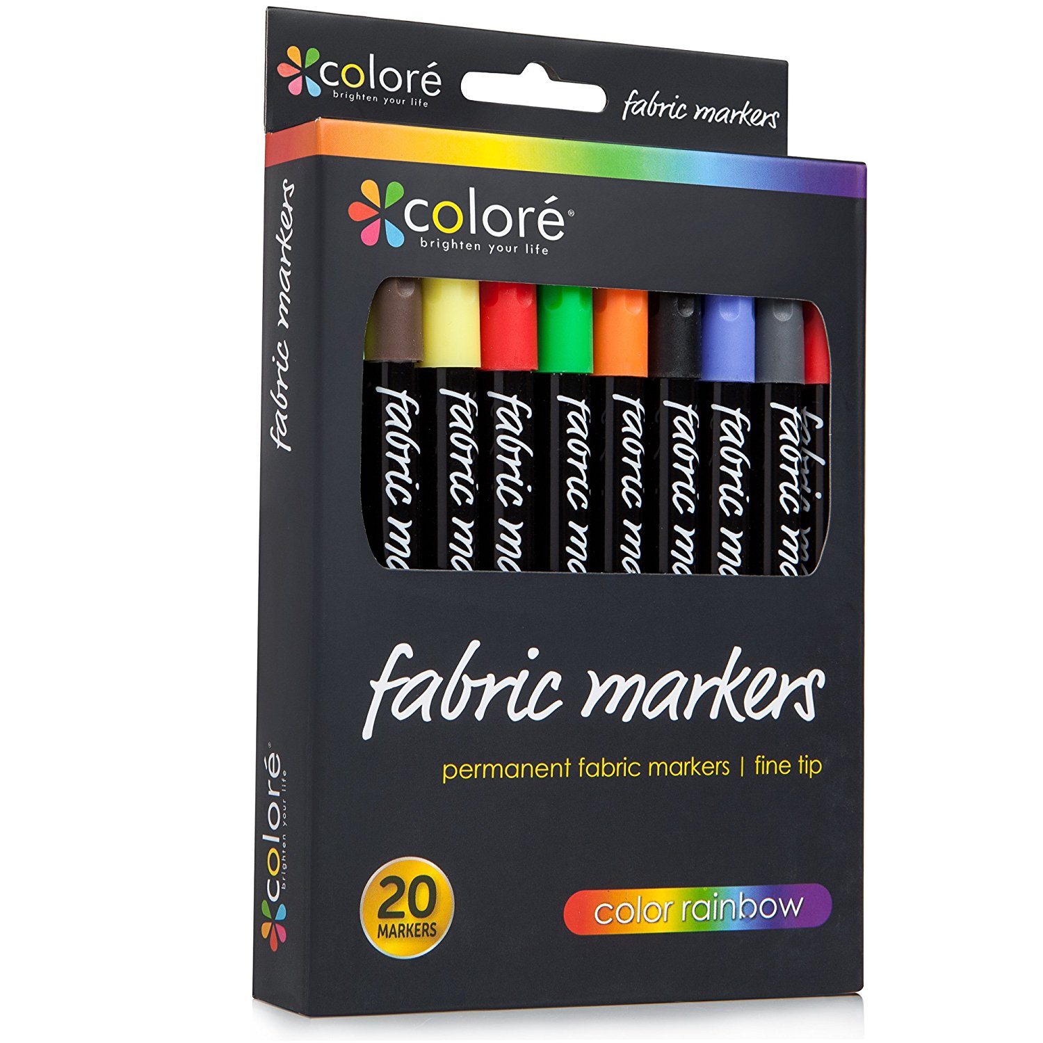 Colore Premium Fabric Markers – Set of 20 – Just $9.99!