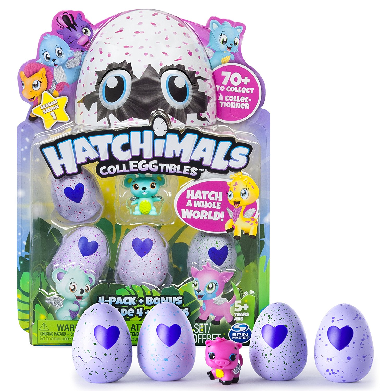 New & Preorder – Hatchimals CollEGGtibles – 4-Pack + Bonus – Just $29.99!