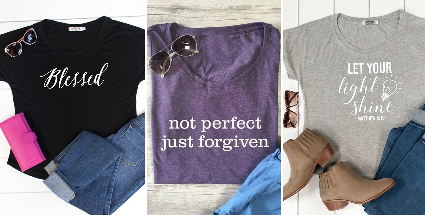 Faith Inspired Dolman Tees Only $13.99 at Jane!