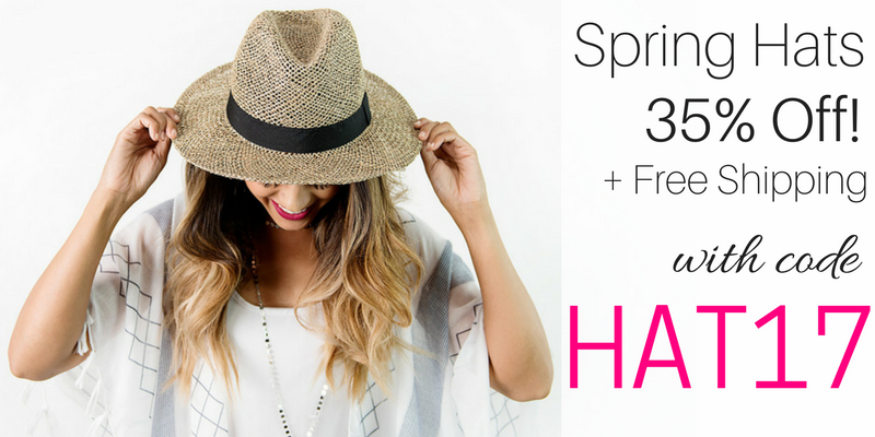 Style Steals at Cents of Style – Spring Hats for 35% Off! FREE SHIPPING!