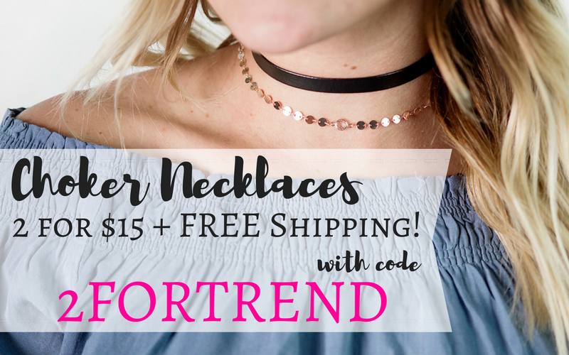 Cents of Style – 2 For Tuesday – 2 Chokers for $15! FREE SHIPPING!
