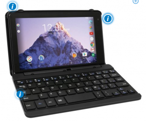 RCA Voyager 7″ 16GB Tablet with Keyboard Case Android 6.0 $44.98!