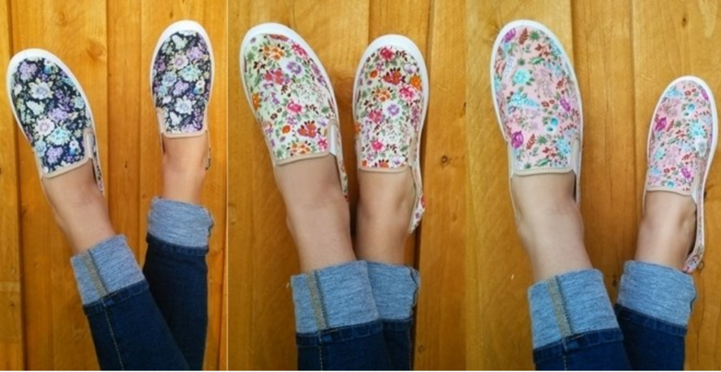 Slip-on Floral Sneakers Just $14.99! (Reg. $39.99)