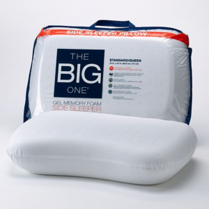 The Big One Gel Memory Foam Side Sleeper Pillow Just $15.99! (Reg. $49.99)