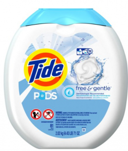Tide PODS Free & Gentle HE Turbo Laundry Detergent Pacs 81-Count Just $15.99 Shipped!