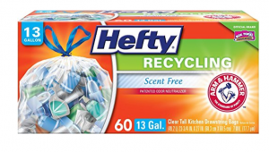 Hefty Recycling Trash Bags 13-Gallon 60-Count Just $6.08 Shipped!